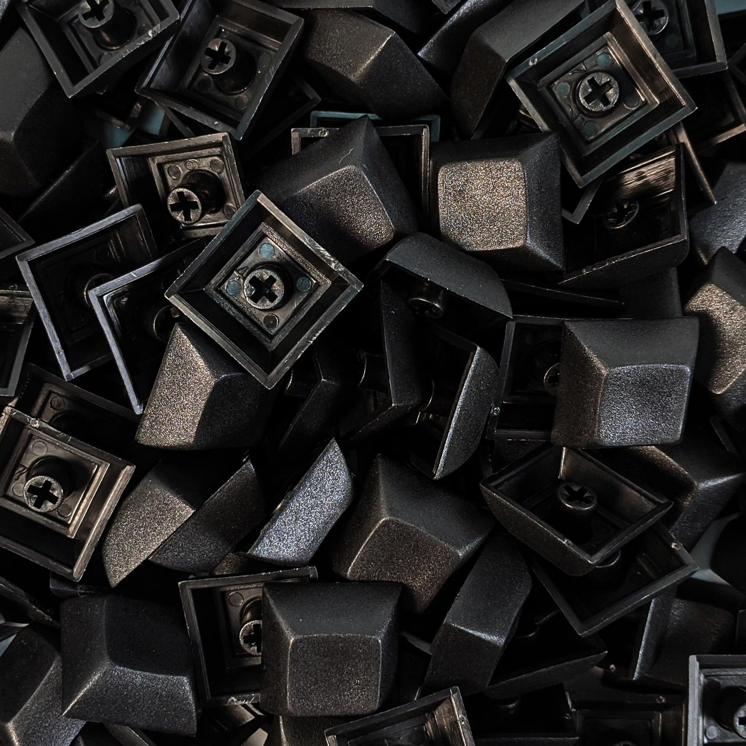 DSA Blank PBT Keycaps Set - 10pcs for Split and Mechanical Keyboards, Durable and Smooth Typing Experience