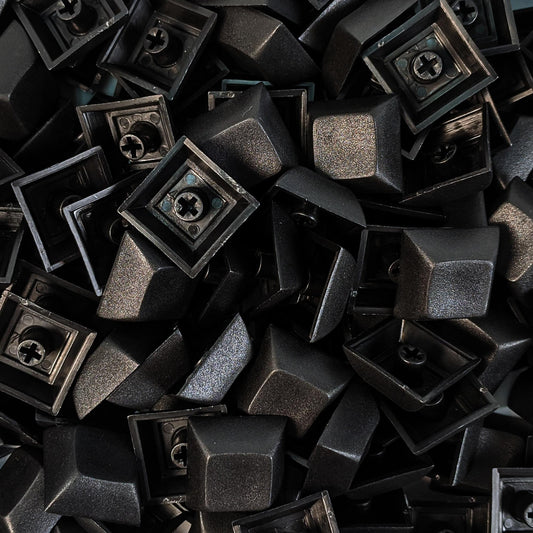 DSA Blank PBT Keycaps Set - 10pcs for Split and Mechanical Keyboards, Durable and Smooth Typing Experience